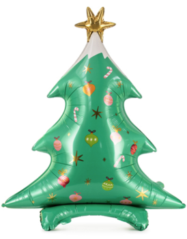 XXL Folienballon Figur - Stehender Weihnachtsbaum - 94cm